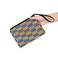 Porte-monnaie de voyage portable de haute qualité avec design personnalisé de l'alphabet grec Sigma Gamma Rho Sisters et porte-carte d'identité