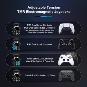 Joysticks Electromagnéticos GuliKit TMR para Controlador <span class=keywords><strong>Xbox</strong></span> <span class=keywords><strong>Series</strong></span> S X/<span class=keywords><strong>Elite</strong></span> 2 720 °   Palanca de Tensión Ajustable con Tapas para Palancas de Mando - Product Image 3