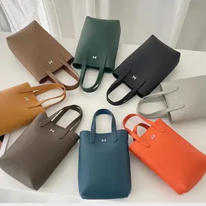 High Quality Cowhide Mobile Phone Bag Designer Letter H Portable Mini Bucket Bag Women Fashion Shoulder Handbag Crossbody Bag