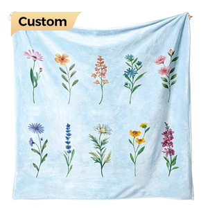 Couverture de lit chrétienne douce 50x60, 100% polyester, douce pour la peau, toutes saisons, pour femmes - Product Image 1