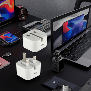 Sạc tường <span class=keywords><strong>mini</strong></span> <span class=keywords><strong>USB</strong></span>-C 20W sạc nhanh, mới nguyên hộp, tích hợp chức năng PD, dành cho điện thoại di động, chuẩn US EU UK - Product Image 5