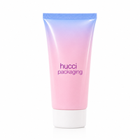Tube cosmétique en plastique PE brillant personnalisé de 50 ml, emballage pour crème BB, tube pour crème solaire