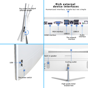 Ontai उच्च प्रदर्शन 23.8 "1920*1080 कोर i3 i5 i7 i7 io कंप्यूटर, वाणिज्यिक कार्यालय और होम गेमिंग ऑल-इन-वन डेस्कटॉप कंप्यूटर के लिए - Product Image 6