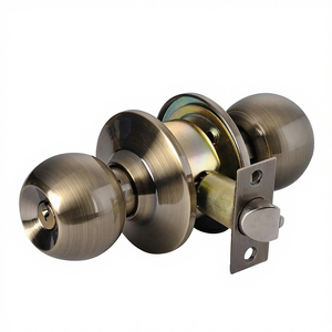 Serratura Cilindrica Cilindrica in acciaio inossidabile con pomello tondo cerchiarezza Cilindrica de <span class=keywords><strong>pomo</strong></span> 587ABET, serratura per porta di entrata OEM Ecuador Hyland - Product Image 1