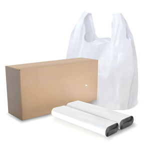 Clear Vest Garbage <b>Bags</b> - <b>30L</b> Durable LDPE Trash <b>Bags</b> for Home and Office - Product Image 1