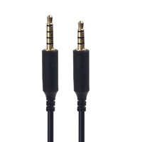 Kabel Earphone Audio 2M untuk Headset Gaming Logitech Astro A10 A40 G233 G433 Kabel Audio Headphone Berkabel