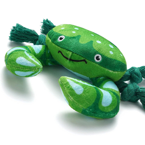 Juguetes de Peluche <span class=keywords><strong>para</strong></span> Perros con Forma de Cangrejo, Personalizables al por Mayor, con Papel Arrugado <span class=keywords><strong>y</strong></span> Sonido, <span class=keywords><strong>para</strong></span> Cachorros, Entretenimiento Diario <span class=keywords><strong>y</strong></span> Limpieza Dental - Product Image 1