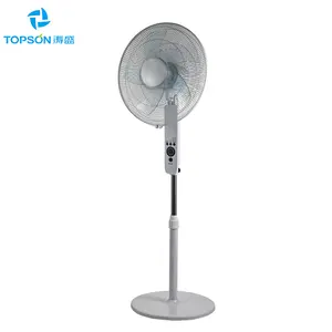 16 Inch Plastik Stand Fan Kipas dengan Basis Putaran Remote Control