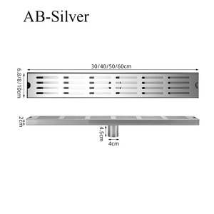 Custom Modern 4 Inch Black Stainless Steel Antidor Shower Floor Drain Electroplated with Warranty for Hotels - Product Image 3