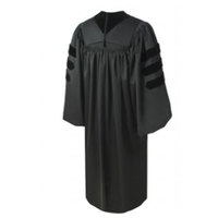Robes de graduation américaines en twill en gros, robes de doctorat de luxe, robes de doctorat