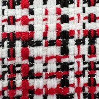 Tissu en tweed de coton aux couleurs d'automne, acétate, 19% coton, 48% polyester, tissu en tweed pour robe femme
