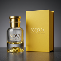 Botol Parfum Kaca Silinder Transparan Mewah 30ml 50ml 100ml Botol Semprot Kosong Custom dengan Tutup Semprotan Kabut Halus Kemasan