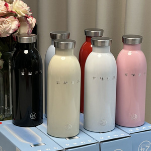 Sm Stainless Steel Water Bottle 500Ml Insulated For <b>Hot</b> And Cold Drinks Travel Portable Gift Box Packaging - Product Image 1