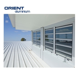 Persianas enrollables de aluminio para ventanas, persianas de vidrio a prueba de balas - Product Image 1
