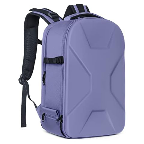 Free sample  Camera Backpack for DSLRs, Protective Camera Bag with Tripod Holder, Rain Cover & 17" Laptop Compartment