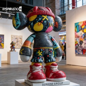 ประติมากรรมสัตว์ FRP แบบกำหนดเองสำหรับศูนย์รับเลี้ยงเด็ก โรงเรียนอนุบาล และสภาพแวดล้อมการเรียนรู้สำหรับเด็กเล็ก - Product Image 1