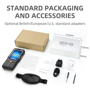 HUGEROCK R50UB T9 Clavier Logiciel Lecteur de codes-barres 1D/2D avec module EX30 Lecteur de pistolet <span class=keywords><strong>Android</strong></span> robuste NFC PDA portables - Product Image 5