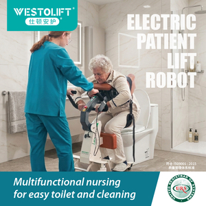Compact 100kg Patient Lift with Safety <b>Lock</b> - ISO Certified Hoist for <b>Small</b> Body Nursing Transfer - Product Image 3