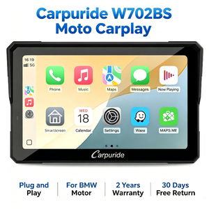 Navigateur <span class=keywords><strong>GPS</strong></span> Carpuride W702BS pour moto <span class=keywords><strong>BMW</strong></span>, compatible Apple CarPlay, Android Auto, IP67, TPMS, pour R1250GS / G310 <span class=keywords><strong>GS</strong></span> / F750GS - Product Image 1