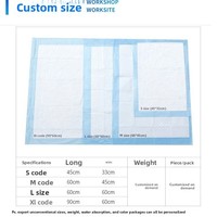 Tapis absorbants jetables en tissu non tissé pour animaux de compagnie, couches d'apprentissage pour chiens, imperméables à l'urine, super absorbants, épaissis, en vrac