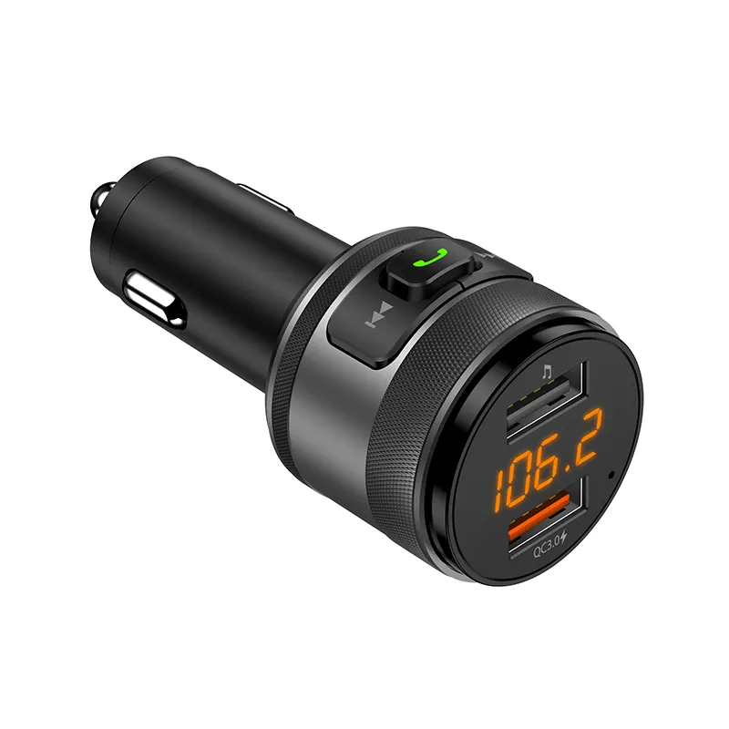 Amazon Hot sale 3.0 Wireless Bluetooth FM Radio Adapter MP3 Player Aux Bluetooth Adapter For Car Bluetooth 5.0 FM Transmitter