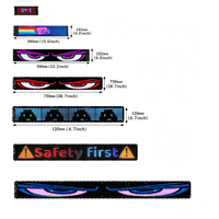 Letrero LED Programable por Aplicación con Pantalla Táctil IP65 de 1.5m*0.28m, 5V, con Mensajes Desplazables para Centros Comerciales al Aire Libre