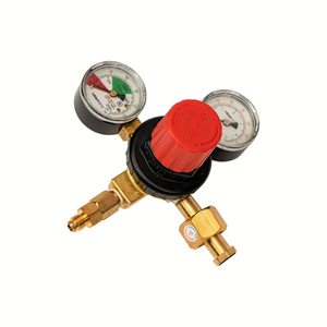Regulador de cerveza de barril de <span class=keywords><strong>CO2</strong></span> de doble calibre Regulador de presión de doble etapa Regulador de kegerator de cerveza de tanque de <span class=keywords><strong>CO2</strong></span> con válvula de alivio Be