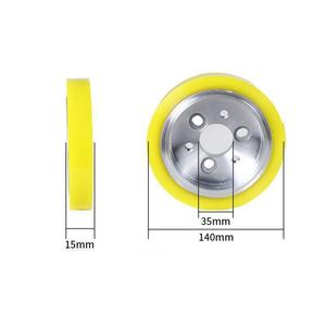 140mm Four Side Shaper Planner Woodworking Machinery Parts <strong>Rubber</strong> Wheel Abrasive Tools H15/H20/H25/H30/H50 - Product Image 1