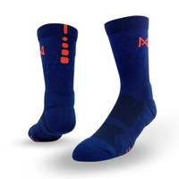2024 Logo personnalisé basket-ball chaussettes sport équipage épais coussin athlétique élite basket-ball chaussettes pour hommes