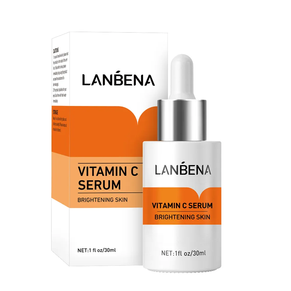 LANBENA coreia ácido clareamento clareamento vitamina c rosto soro hidratante reparação facial anti envelhecimento soro