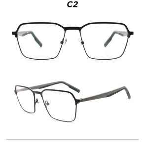 Montures de <span class=keywords><strong>lunettes</strong></span> optiques unisexes pour femmes et hommes, nouveaux modèles Vogue, <span class=keywords><strong>en</strong></span> fil de fer TR90 et caoutchouc, fabriquées par des marques de designers célèbres - Product Image 4