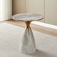 Leichter Luxus-Couchtisch, moderner, minimalistischer Nachttisch, Eck-Beistelltisch, Wohnzimmer-Sofa-Beistelltisch, Wohnzimmermöbel aus Massivholz