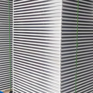 Làm bằng tay một mặt thép bánh sandwich bảng cường độ cao magiê đá len cho phòng sạch hội thảo tường cho phòng lạnh sử dụng - Product Image 6