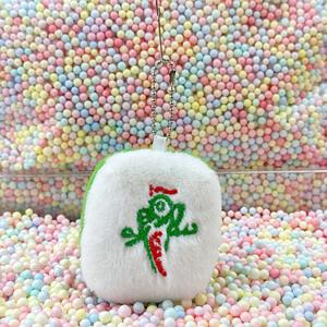 En gros, Poupée Mahjong en peluche créative, anti-stress et à presser, motif rouge central, pour cadeaux porte-bonheur, jouet doux et mignon pour la maison - Product Image 5