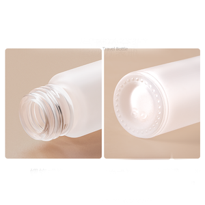 Transparent Frosted Roll-On <b>Glass</b> Bottles 10ml 15ml Screw Cap Roller for Cosmetics Skincare Diffusers <b>Packaging</b> - Product Image 3