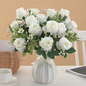 Tissu très similaire Artificielle Sept Bouquets de Vénus Roses <span class=keywords><strong>Fleur</strong></span> Fpr Maison Décoration De Mariage <span class=keywords><strong>Fleur</strong></span> - Product Image 5