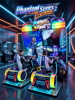 Machine de jeu de course pour deux joueurs, garantie 1 an, écran 65 pouces, simulateur de conduite de voiture d'arcade à monnayeur en anglais
