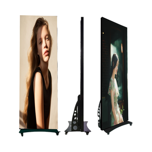 실내 고품질 HD P1.86 P2 P2.5 스탠딩 LED 미러 디스플레이 스크린 디지털 광고 LED 포스터 스크린 - Product Image 2