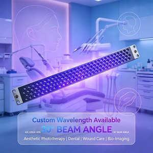 เลนส์ LED ไดโอดเซรามิก 420‑430 นาโนเมตร กำลังสูง สีน้ำเงินเข้ม-ม่วง สำหรับการรักษาทางทันตกรรม รักษาสิว PDT การบำบัดด้วยแสง และอุปกรณ์ทางผิวหนัง - Product Image 2