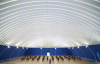 Dôme gonflable à grande portée |   Structure de membrane pour terrain de sport