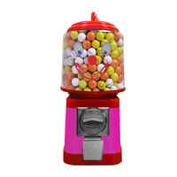 Distributeur de capsules de jouets à monnayeur anti-blocage et à fonctionnement fluide en acrylique transparent