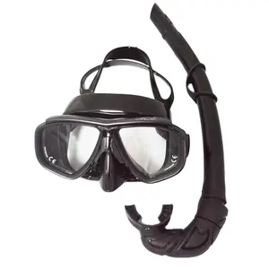 Set Masker Selam dan Snorkel, Masker Scuba Terbaik 4X4, Masker Snorkel Universal untuk Spearfishing