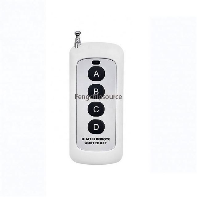 Long-distance Four-key Remote Control High Power 1000 m Remote Control 433MHz Fixed Code Learning 1527