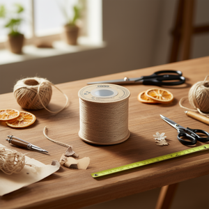 Corda di lino Ilan 1 mm x 90 m per artigianato e decorazioni - Product Image 3