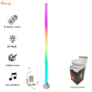 ديكور جديد براءة اختراع DIY طوي سحري ألوان باردة ركن ذكي RGB led إضاءة أرضية