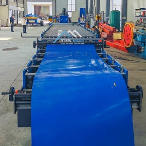 เครื่องผลิตแผ่นหลังคาสองชั้นทรงสี่เหลี่ยมคางหมูและ762 686อัตโนมัติใช้งานง่ายจากแอฟริกาใต้ - Product Image 6