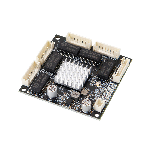 5-Port Micro Gigabit Network Switch with Ethernet PH2.0 Row Seat Video Transmission Module PCB Board