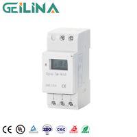 Relais de contrôle numérique 12V 110V 220V pour éclairage LED, programmable hebdomadaire avec courant maximal de 30A