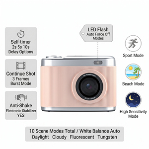 <span class=keywords><strong>Appareil</strong></span> <span class=keywords><strong>photo</strong></span> professionnel 48MP Dual CMOS 16X <span class=keywords><strong>Zoom</strong></span> FHD 1080P Anti-Shake <span class=keywords><strong>Compact</strong></span> Camera USB Type-C <span class=keywords><strong>Appareil</strong></span> <span class=keywords><strong>photo</strong></span> <span class=keywords><strong>numérique</strong></span> pour enfants - Product Image 3