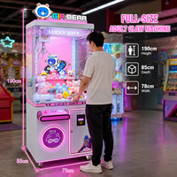 Produit phare : Machine à griffes de divertissement pour centre de jeux, attrapeur de peluches à monnayeur, mini-griffe